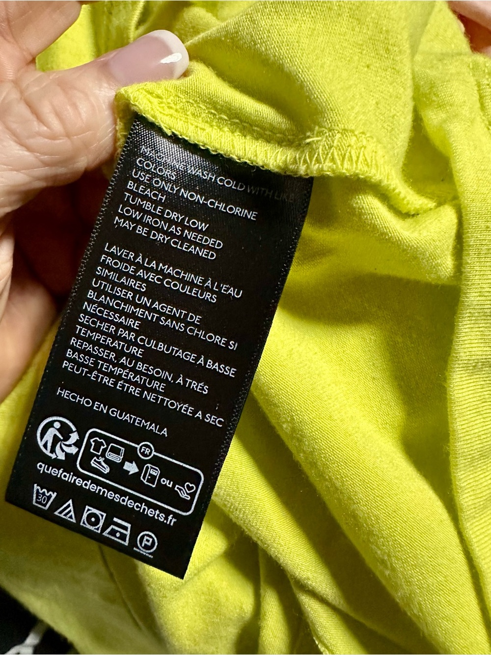Anthropologie Bright Neon Yellow Crewneck Tee - Picture 4 of 6
